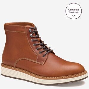 Johnson and Murphy Upton Lug Plain Toe Boot 11.5